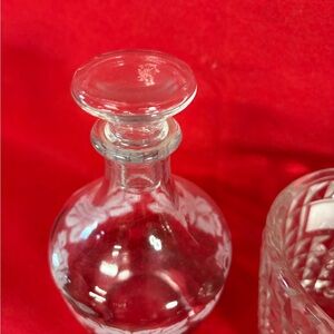 Elegant Clear Glass Decanter with Stopper/ Ice Bucket/Glass Jug